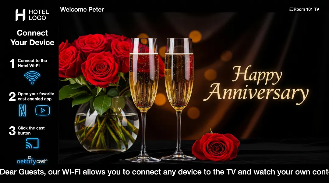 Nettify Cast Welcome Screen Nettify Cast Welcome Screen